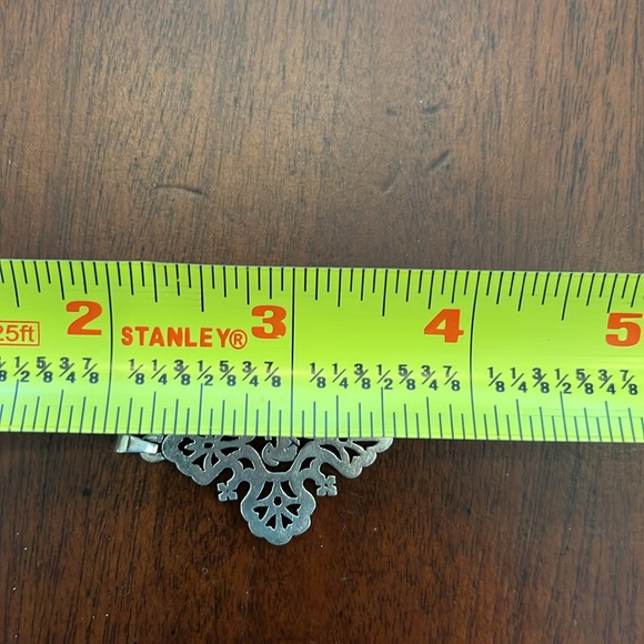 Retired James Avery Sterling silver Lamb of God center cross pendant - Picture 3 of 4